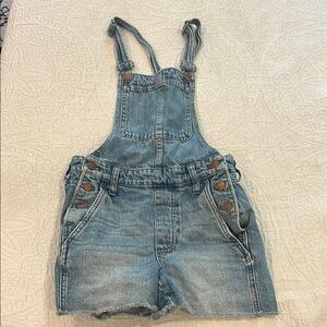 Madewell Denim Overall Shorts